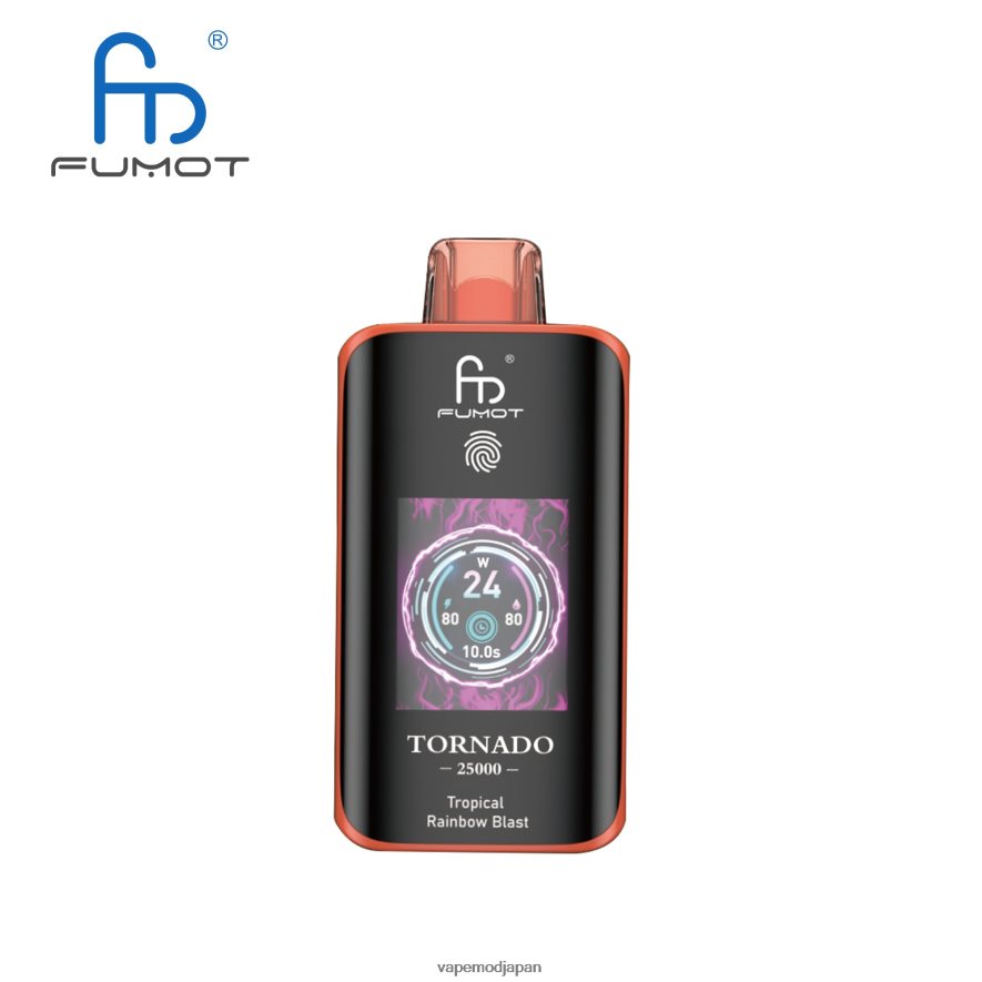 Vape Japan - トロピカルレインボーブラスト Fumot Tornado 25000 使い捨て電子タバコ 6B0RVV13