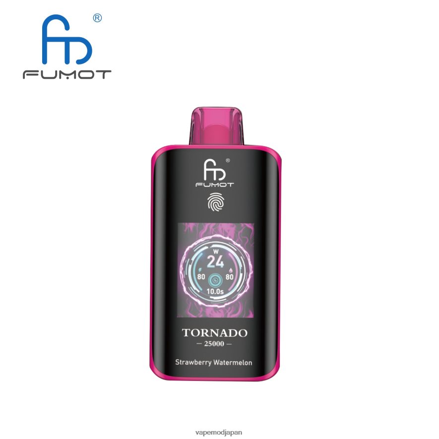 Vape Japan - イチゴスイカ Fumot Tornado 25000 使い捨て電子タバコ 6B0RVV16