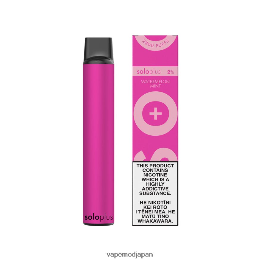 Vape Japan - Solo Plus 使い捨て電子タバコ B6N2FT28 スイカミント