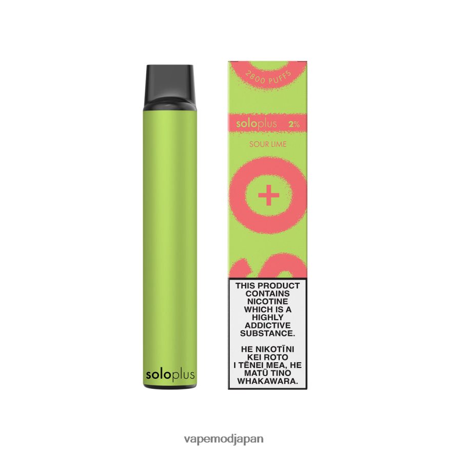 Vape Japan - Solo Plus 使い捨て電子タバコ B6N2FT34 サワーライム