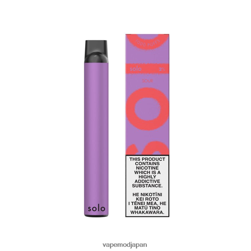Vape おすすめ - Solo 使い捨て電子タバコ B6N2FT3 酸っぱい