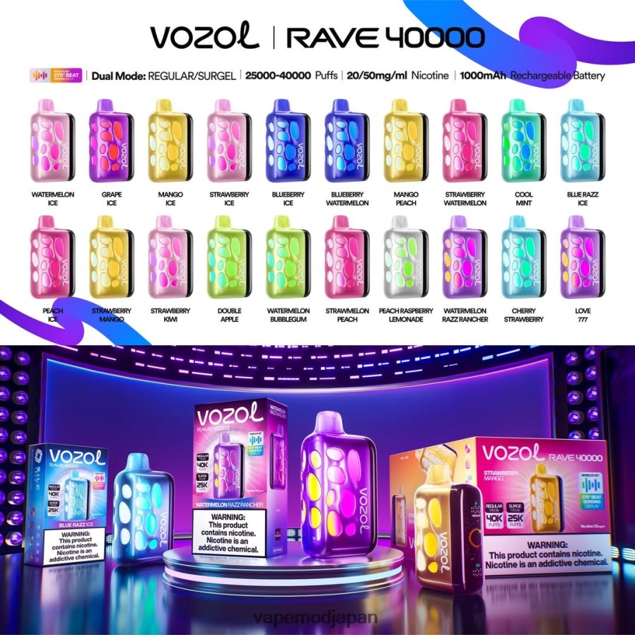 D68N4H1 Vozol Rave 40000