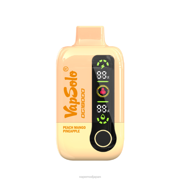 Vape ニコチン - ピーチ マンゴー パイナップル 4BXT5 VapSolo dg18000