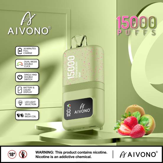 Vape おすすめ - イチゴキウイ Aivono AIM magic 15000 2B8R63