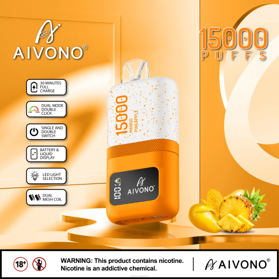 Vape おすすめ - マンゴーパイナップル Aivono AIM magic 15000 2B8R69
