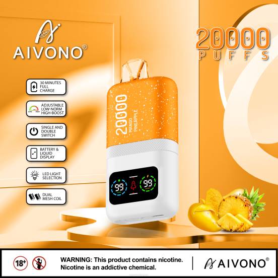 Vape ニコチン - マンゴーパイナップル Aivono AIM magic 20000 2B8R77