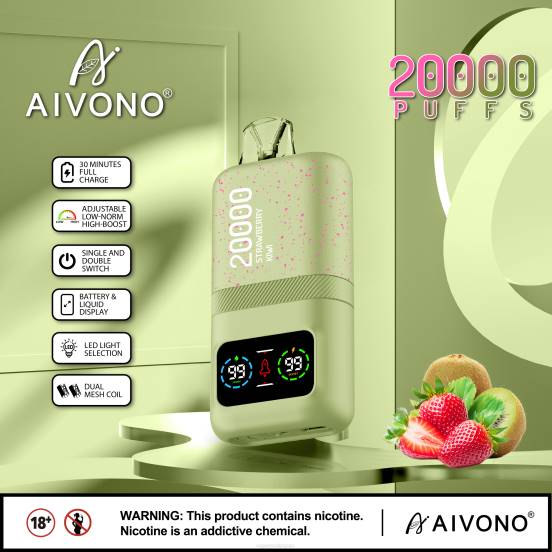 Vape おすすめ - イチゴキウイ Aivono AIM magic 20000 2B8R81