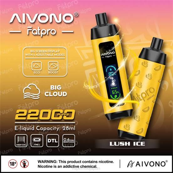 Vape おすすめ - 豊かな氷 Aivono Fatpro 22000 2B8R3