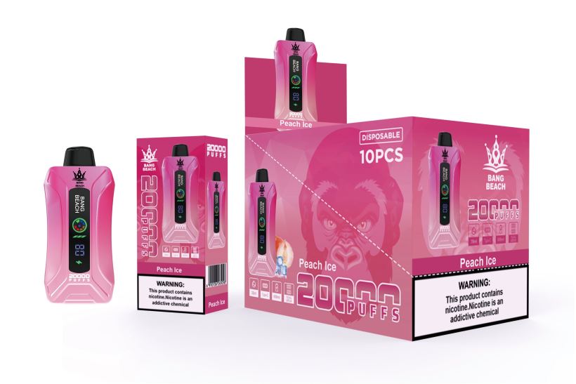 Vape おすすめ - Bang Beach 20000 パフのスマート スクリーン VAPE L404489 ピーチアイス