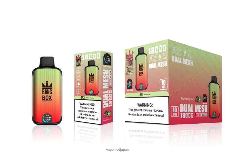 Vape ニコチン - Bang Box 18000パフ L4044892 イチゴキウイ