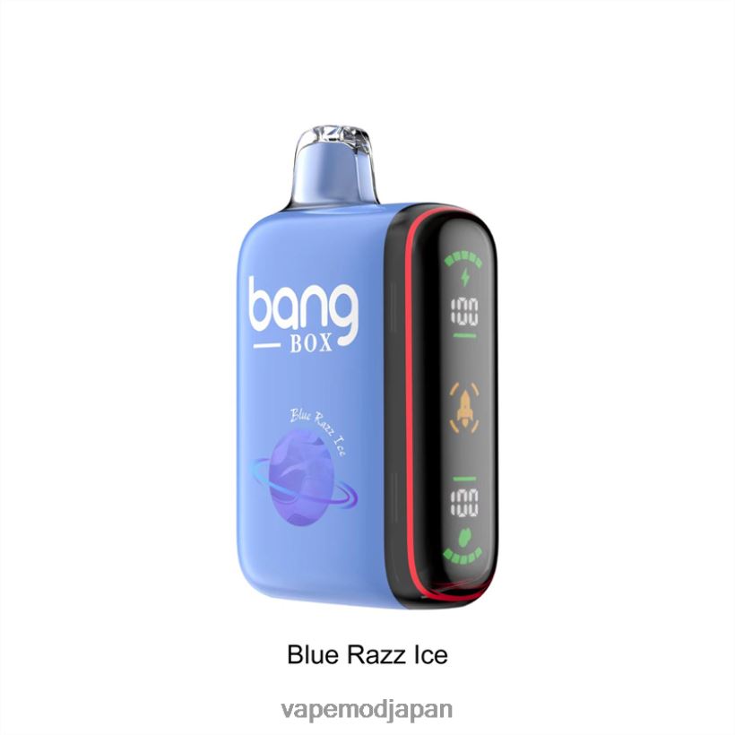 Vape ニコチン - Bang Box 9000～18000パフのインテリジェントパワーディスプレイ L4044826 ブルーラズアイス