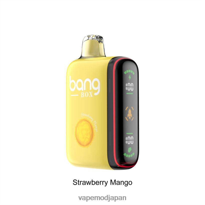 Vape ニコチン - Bang Box 9000～18000パフのインテリジェントパワーディスプレイ L4044835 ストロベリーマンゴー