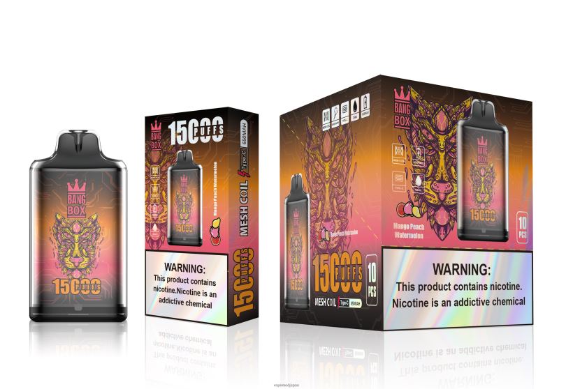 Vape ニコチン - Bang Box s1-15000パフ L40448107 マンゴーピーチスイカ