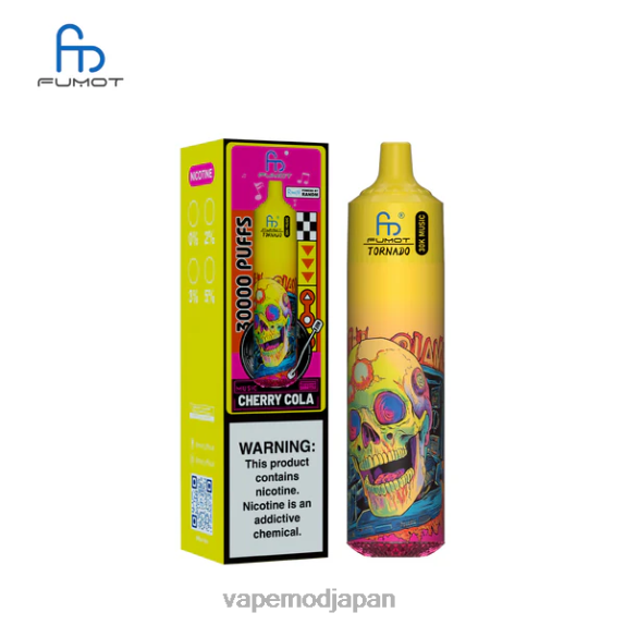Vape ニコチン - Fumot Tornado 30,000 の音楽 チェリーコーラ 8VXB68