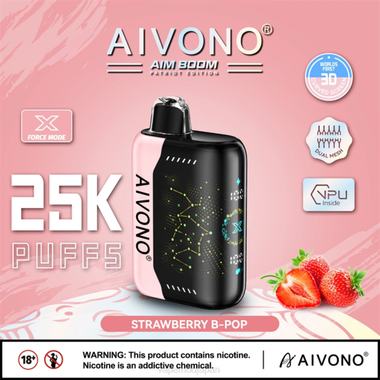 Vape Japan - ストロベリービーポップ Aivono AIM BOOM 25000 2B8R352