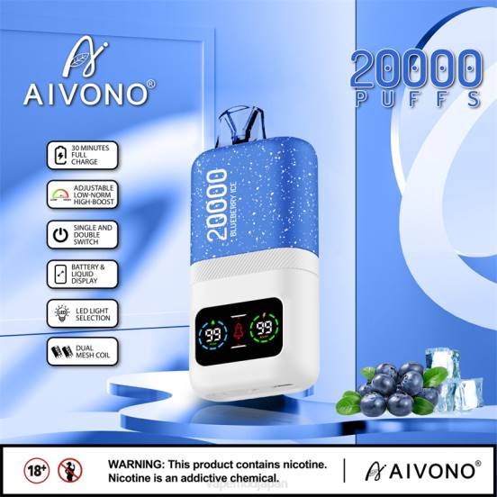 Vape Japan - ブルーベリーアイス Aivono AIM magic 20000 2B8R73