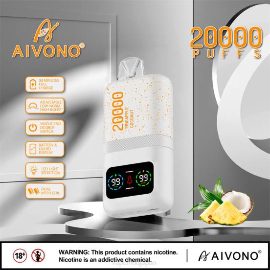 Vape Japan - パイナップルココナッツアイス Aivono AIM magic 20000 2B8R76