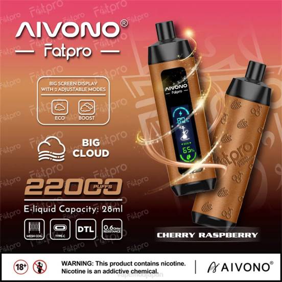 Vape Japan - チェリーラズベリー Aivono Fatpro 22000 2B8R4