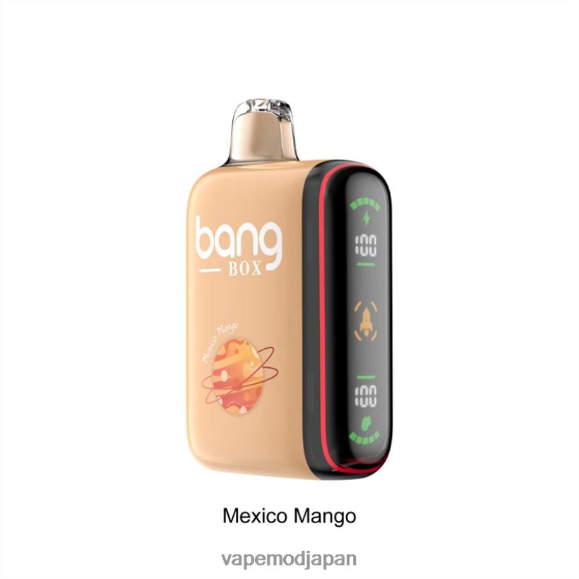 Vape Japan - Bang Box 9000～18000パフのインテリジェントパワーディスプレイ L4044831 メキシカンマンゴー