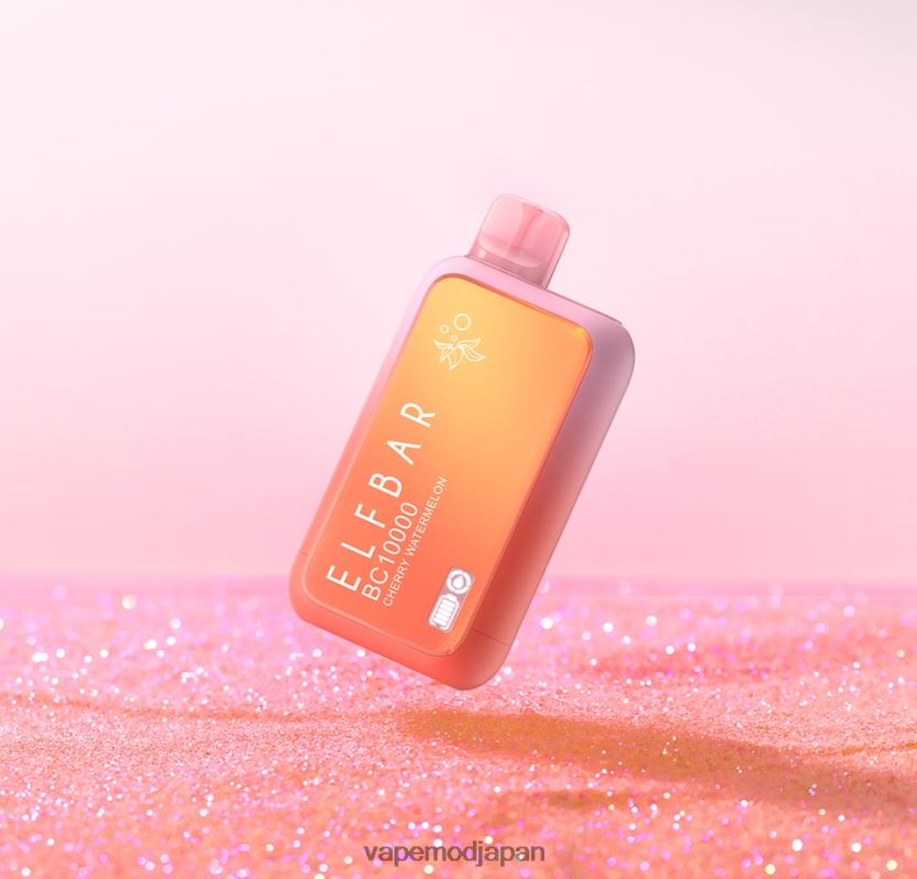 Vape Japan - ELFBAR BC10000 使い捨てベイプのサンユニットエディション 桜スイカ 2R2T203