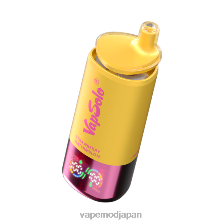 Vape ニコチン - トロピカルフルーツ＆ストロベリー・スイカ＆レモンピーチ VapSolo Triple 30000パフ 4H6888