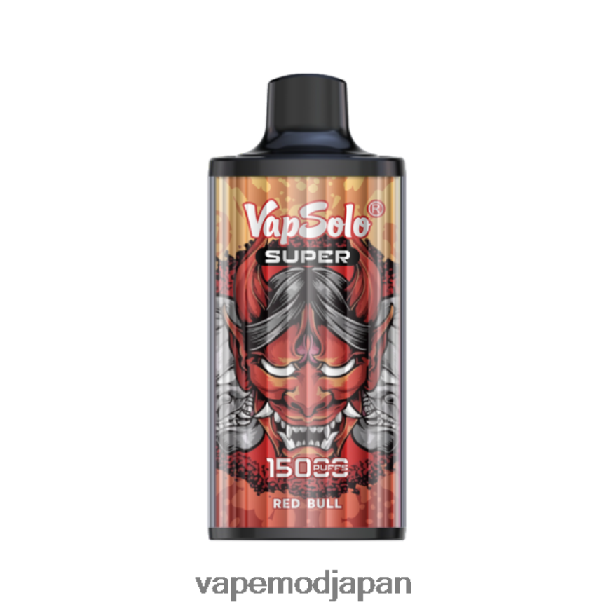 Vape リキッド - Vapsolo SUPER 使い捨て電子タバコ レッドブル 22X0BB132