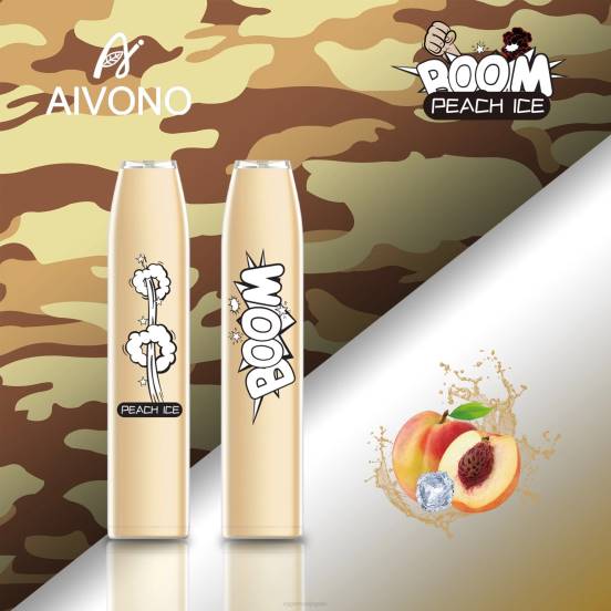 Vape ニコチン - ピーチアイス Aivono AIM BOOM 600 2B8R362