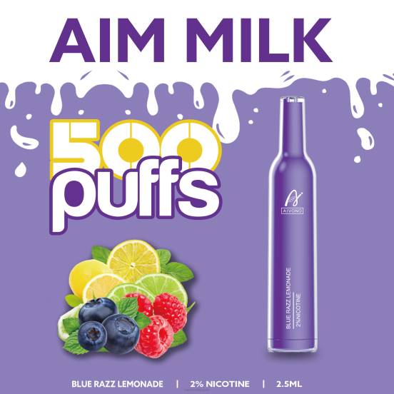 Vape おすすめ - ブルーラズレモネード Aivono AIM MILK 500 2B8R264