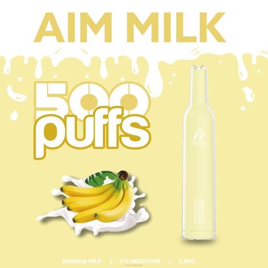 Vape ニコチン - バナナミルク Aivono AIM MILK 500 2B8R275