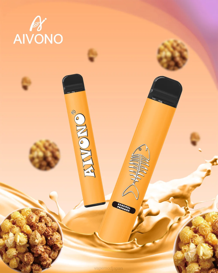 Vape Japan - キャラメルポップコーン Aivono AIM FISHBONE 600 2B8R286