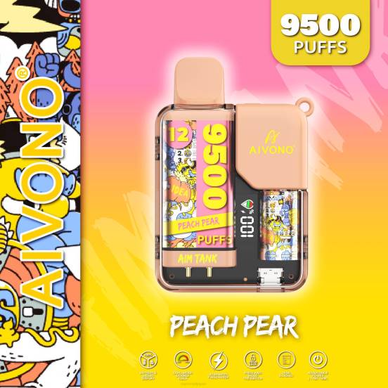 Vape ニコチン - 桃梨 Aivono AIM TANK 9500 2B8R41