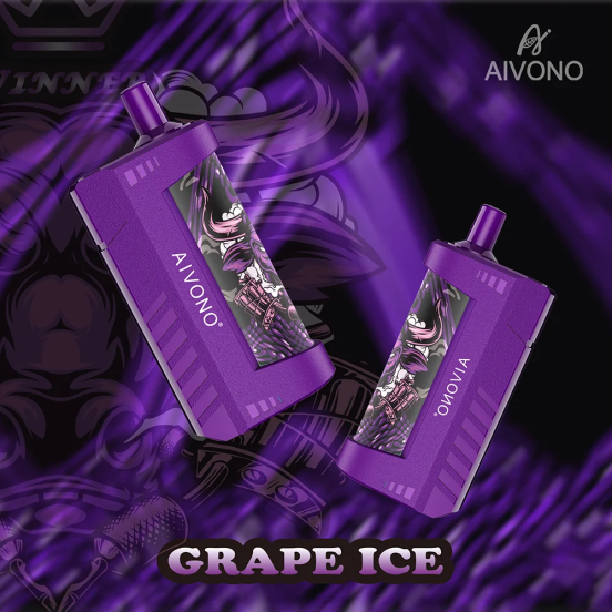 Vape ニコチン - ぶどう氷 Aivono AIM WINNER 5000 2B8R125