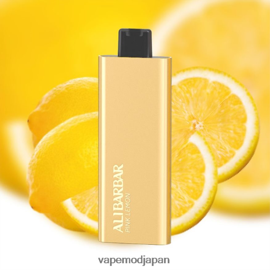 Vape おすすめ - Alibarbar Pandora 7000 使い捨て電子タバコ ピンクレモン 22X0BB59