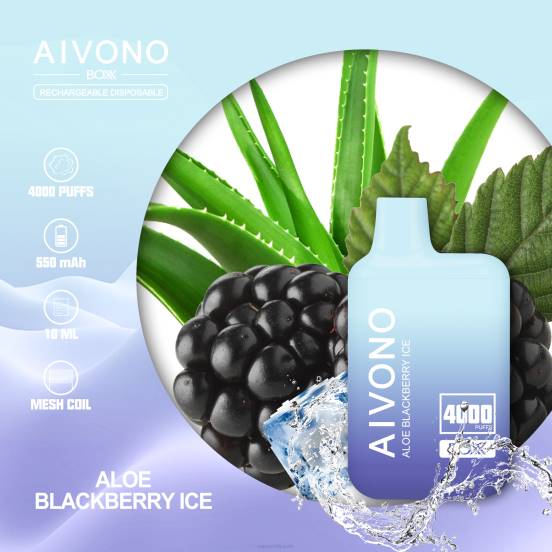 Vape おすすめ - アロエカレントアイス Aivono AIM BOXX 4000 2B8R228