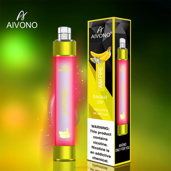 Vape おすすめ - バナナアイス Aivono AIM FIRE 1000 2B8R324