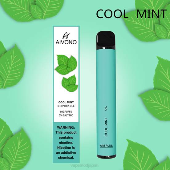 Vape おすすめ - クールミント Aivono AIM PLUS 800 2B8R177