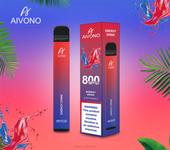 Vape おすすめ - エナジードリンク Aivono AIM PLUS 800 2B8R201