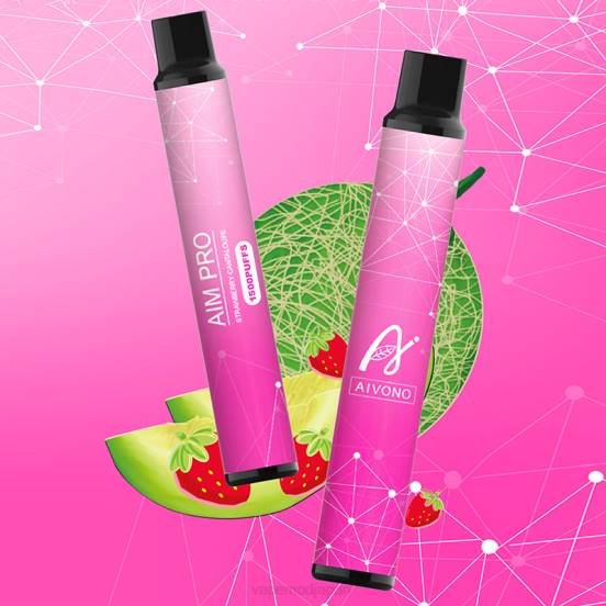 Vape ニコチン - イチゴマスクメロン Aivono AIM PRO 1500 2B8R161