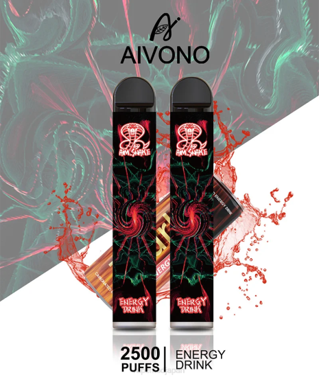 Vape ニコチン - エナジードリンク Aivono AIM SNAKE 2500 2B8R305
