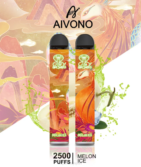 Vape ニコチン - メロンアイス Aivono AIM SNAKE 2500 2B8R311