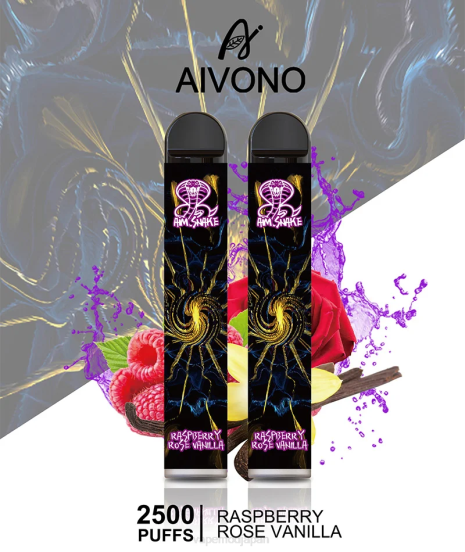 Vape ニコチン - ラズベリーローズバニラ Aivono AIM SNAKE 2500 2B8R317