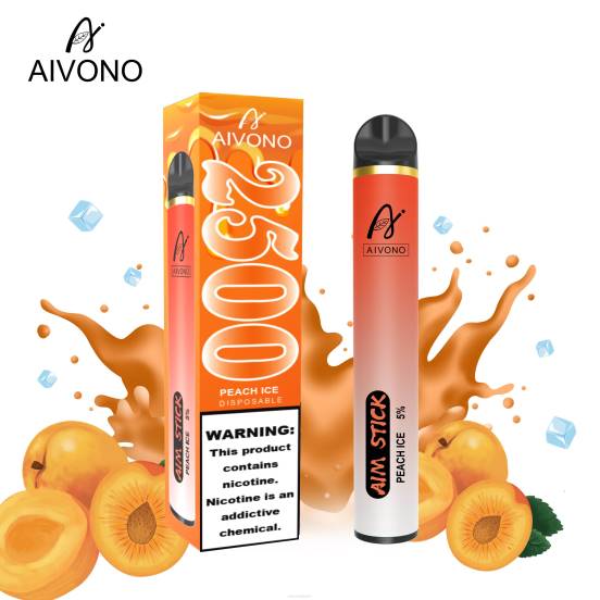 Vape おすすめ - ピーチアイス Aivono AIM STICK 2500 2B8R144