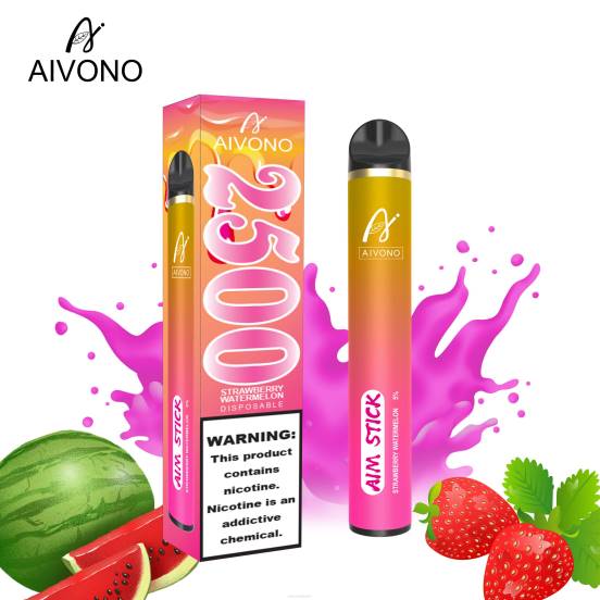Vape ニコチン - イチゴスイカ Aivono AIM STICK 2500 2B8R149