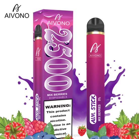 Vape ニコチン - ミックスベリー Aivono AIM STICK 2500 2B8R158