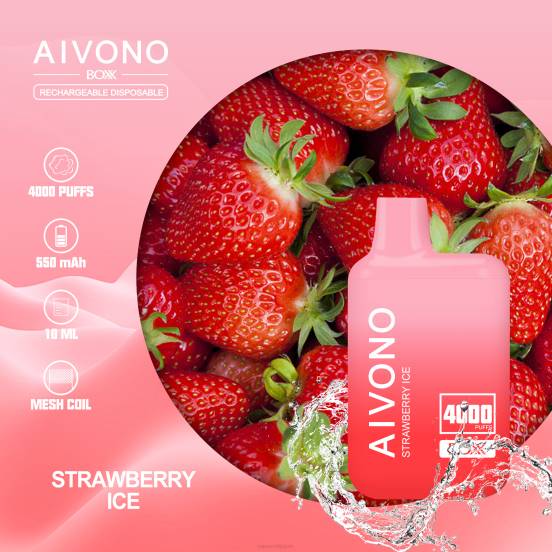 Vape Japan - ストロベリーアイス Aivono AIM BOXX 4000 2B8R226
