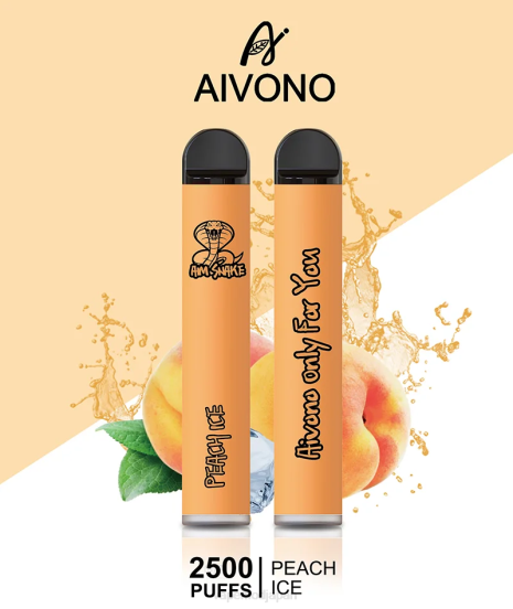 Vape Japan - ピーチアイス Aivono AIM SNAKE 2500 2B8R316