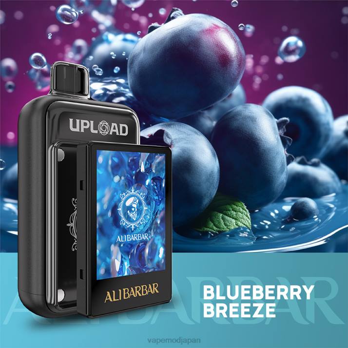 Vape ニコチン - ブルーベリーブリーズ 4BXT20 Alibarbar アップロード