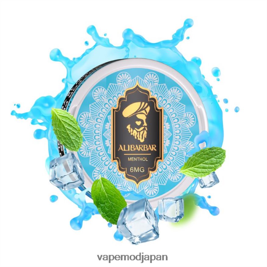 Vape リキッド - Alibarbar ニコチンポーチ メントール 22X0BB88