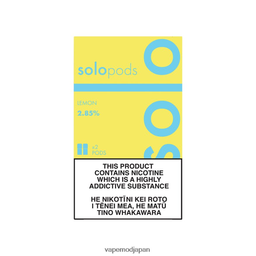 Vape Japan - Solo 交換用ポッド 2 パック B6N2FT55 レモン
