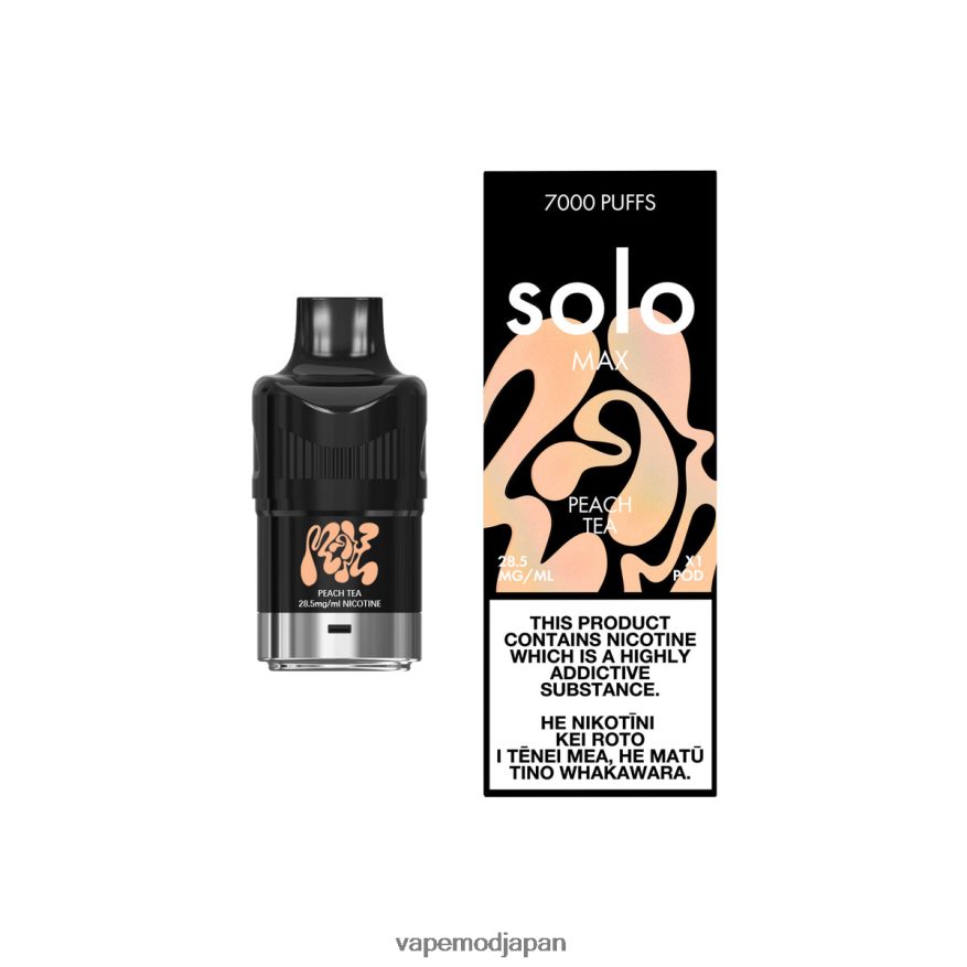 Vape Japan - Solo MAX ポッド B6N2FT79 ピーチティー